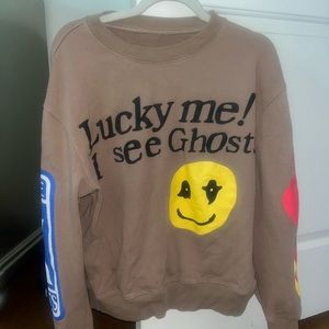 Lucky me! I see ghosts sweatshirt Kanye west size m